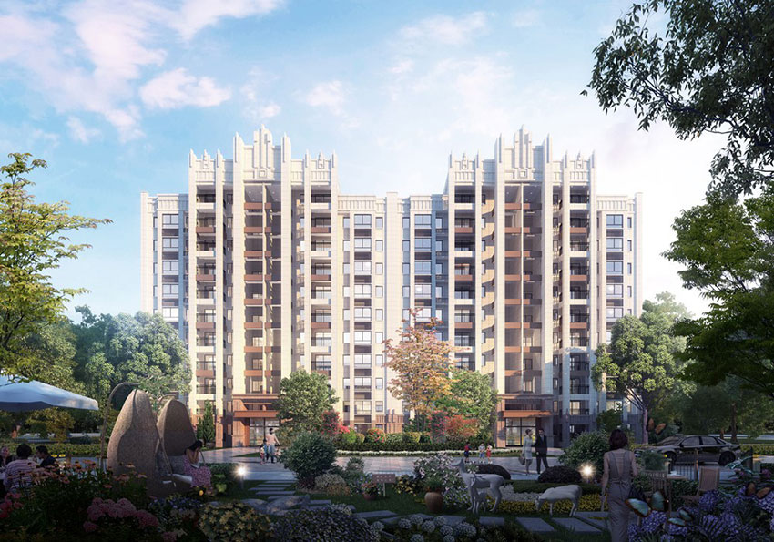 祁东县丁达状元府效果图