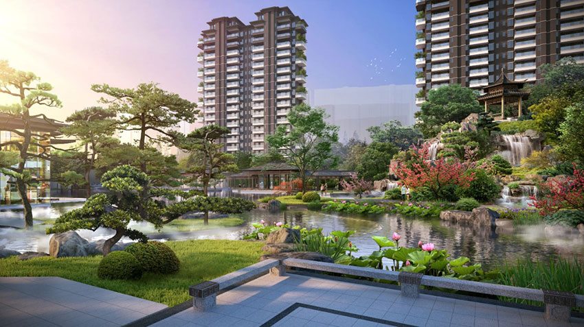 祁东县新水云轩桃花源二期实景图