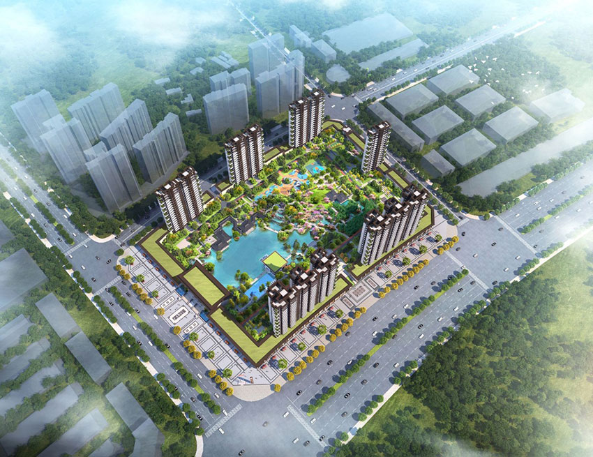 祁东县新水云轩桃花源二期区位图