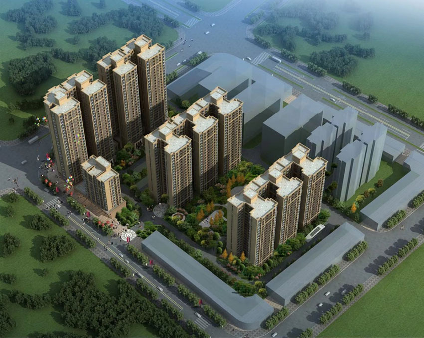 祁东县东建荣城实景图