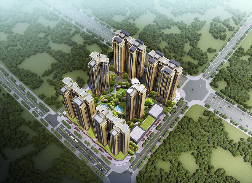 祁东县金泰新时代实景图