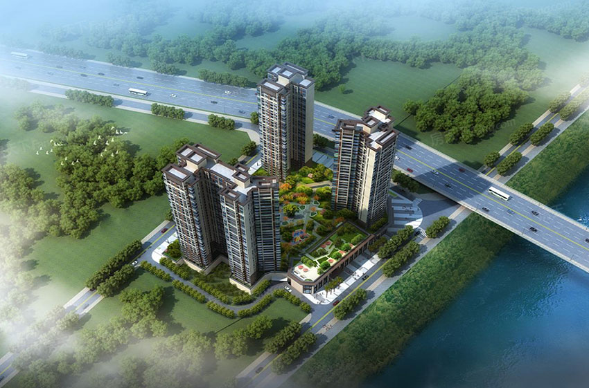 耒阳市九曲河实景图