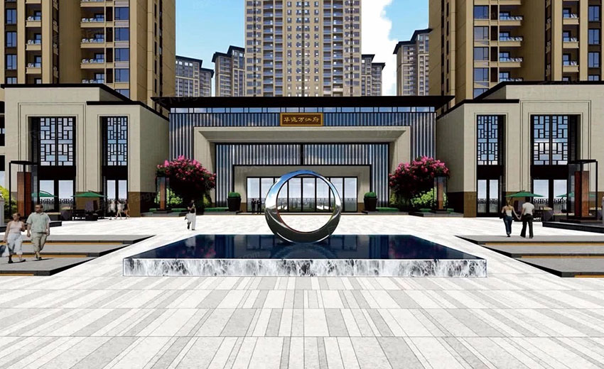 耒阳市华远万江府实景图