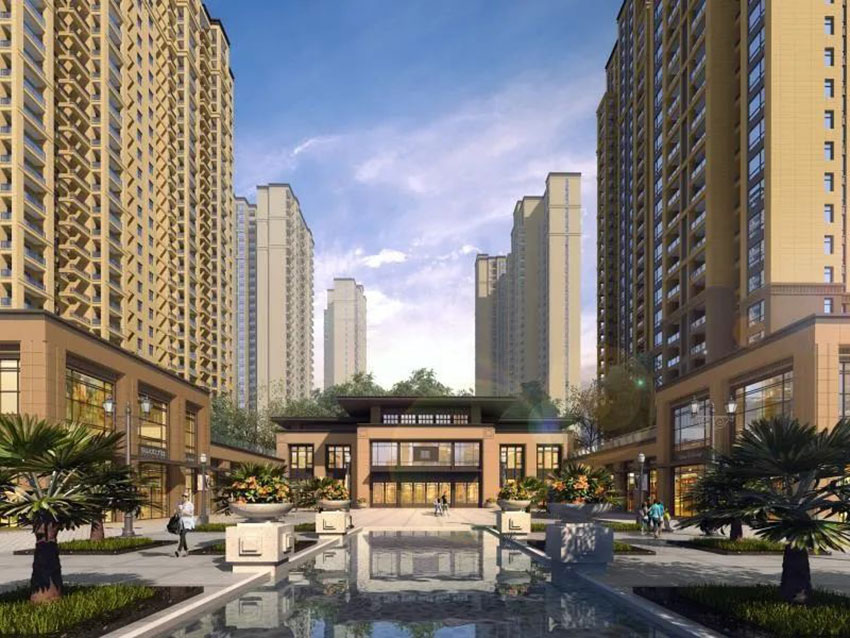 耒阳市时代央著效果图