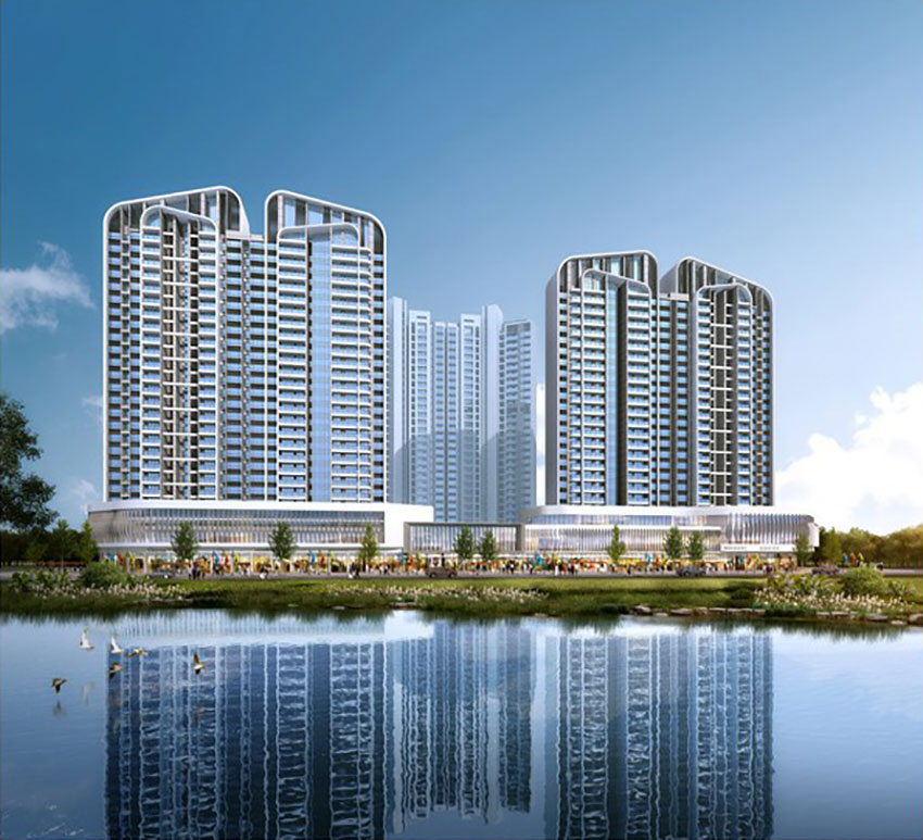 耒阳市合兴顺湖城效果图