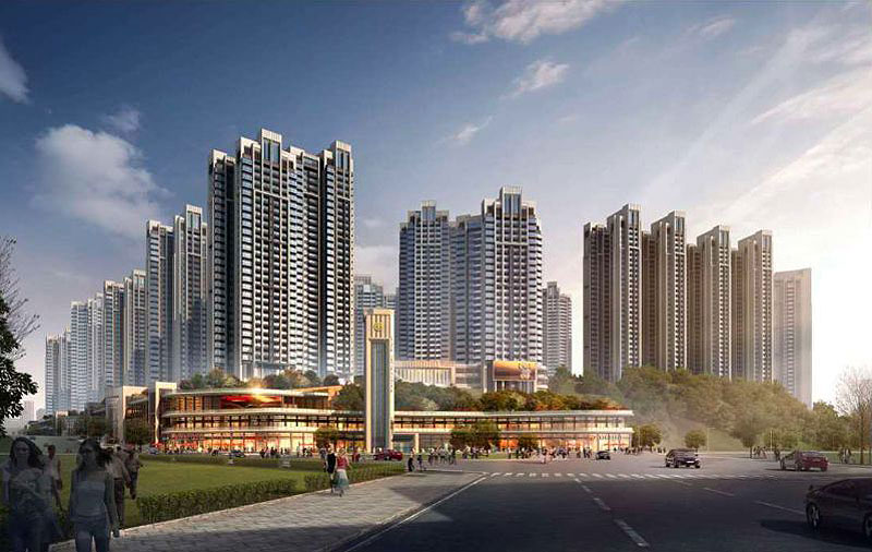 耒阳市合兴新城实景图