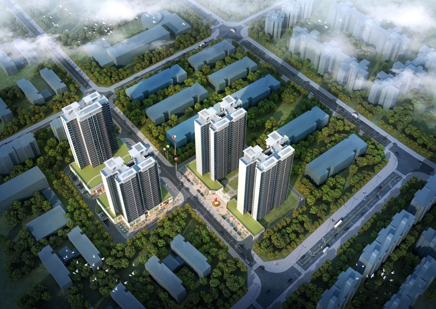 耒阳市外滩锦宸实景图