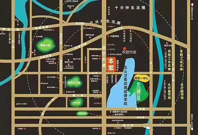 常宁市昌隆尚书苑区位图