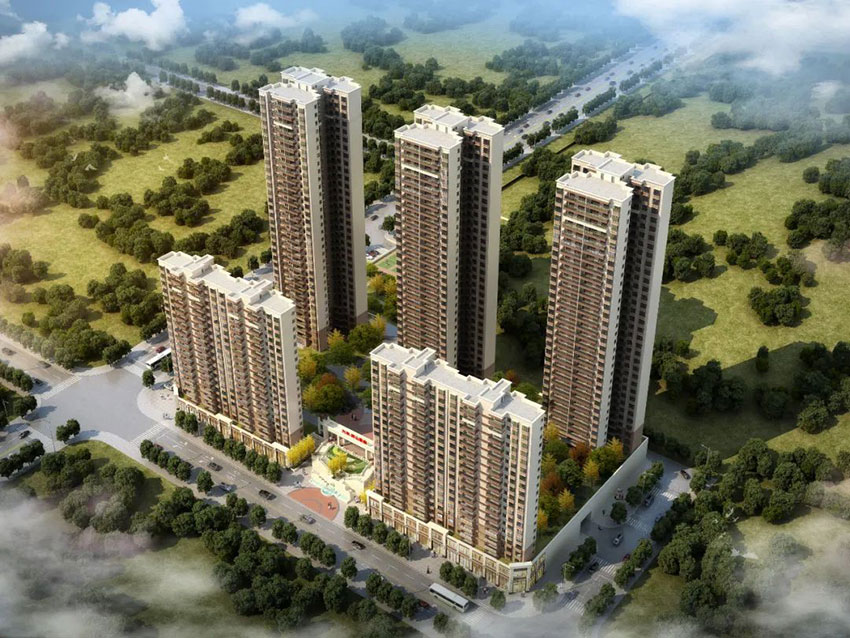 常宁市畔山豪庭效果图