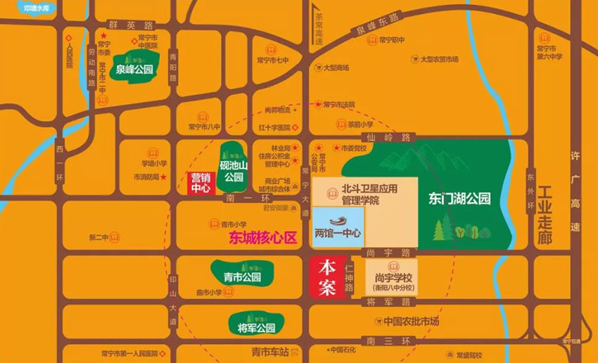 常宁市翰林华府区位图