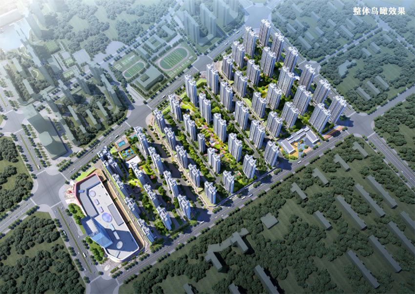 耒阳市铜锣湾广场实景图