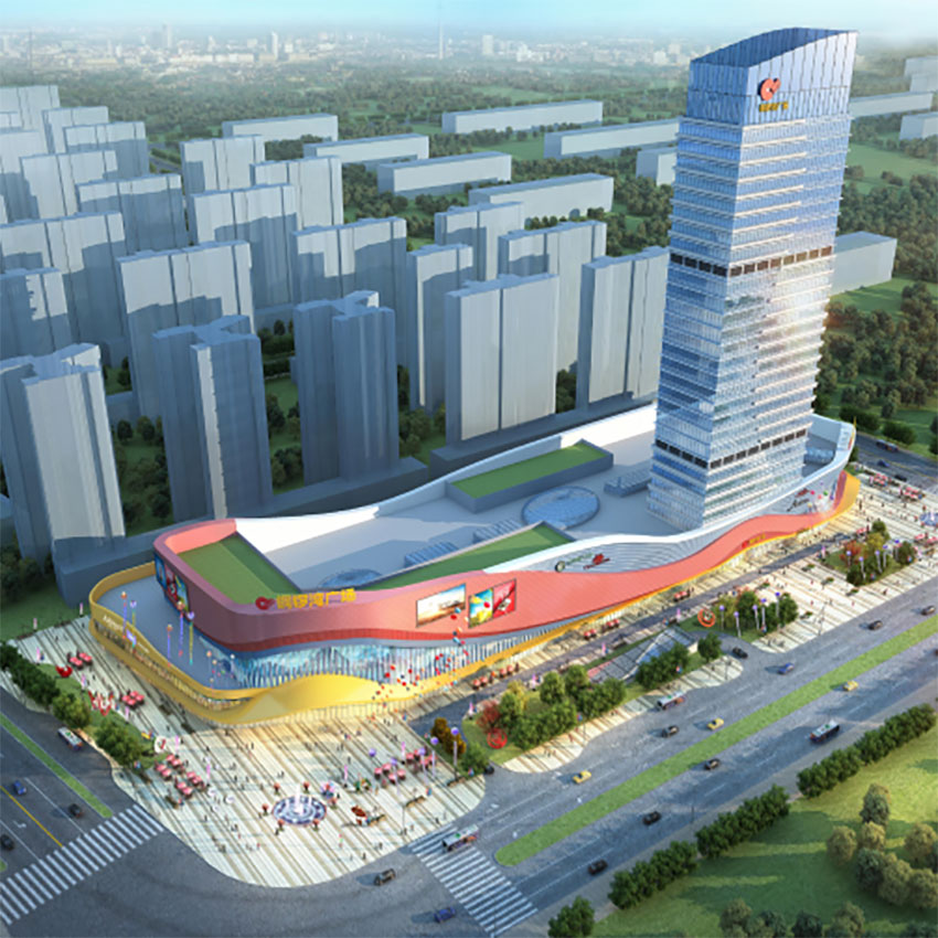 耒阳市铜锣湾广场效果图