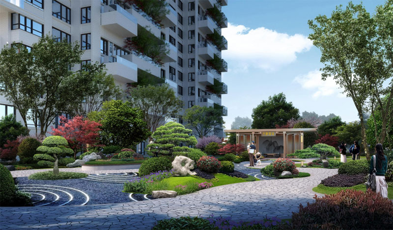 岳阳楼区春和景明效果图