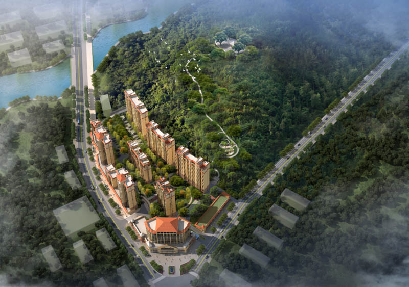 资兴市东江御景实景图