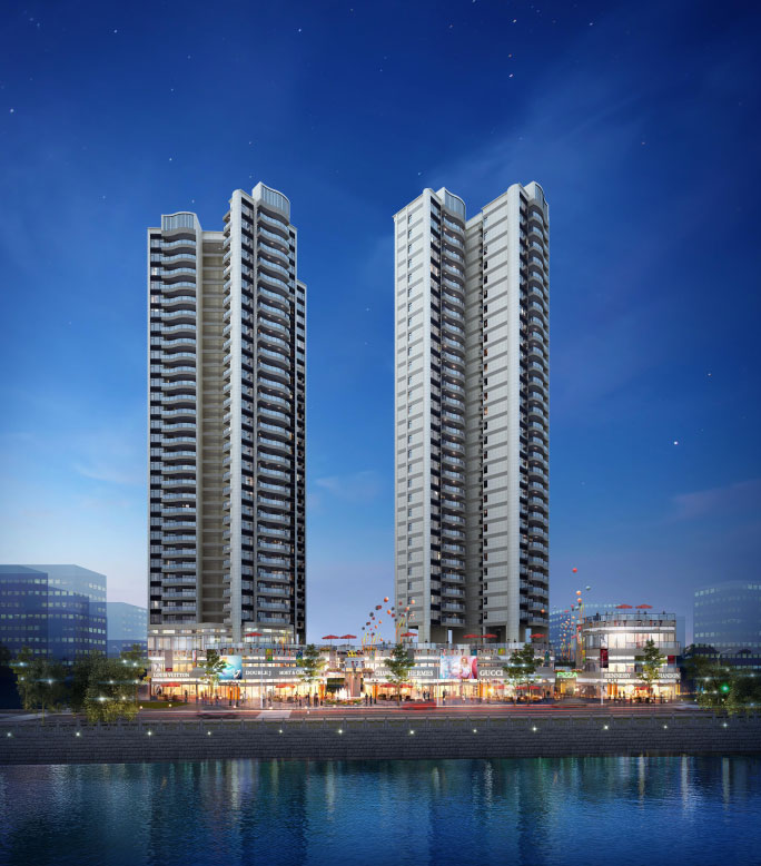 永兴县滨江新天地效果图