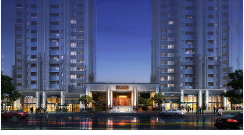 永兴县碧水山居效果图