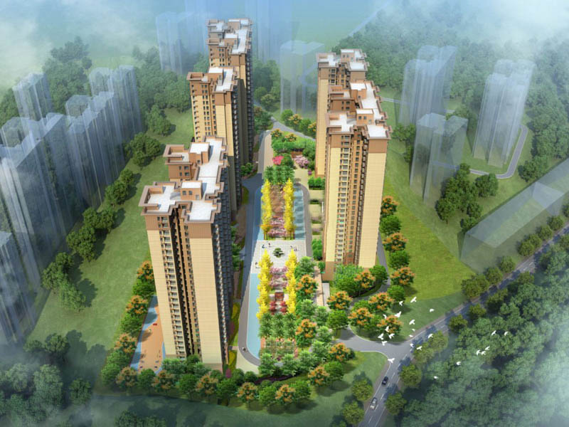 永兴县裕泰铭都三期实景图