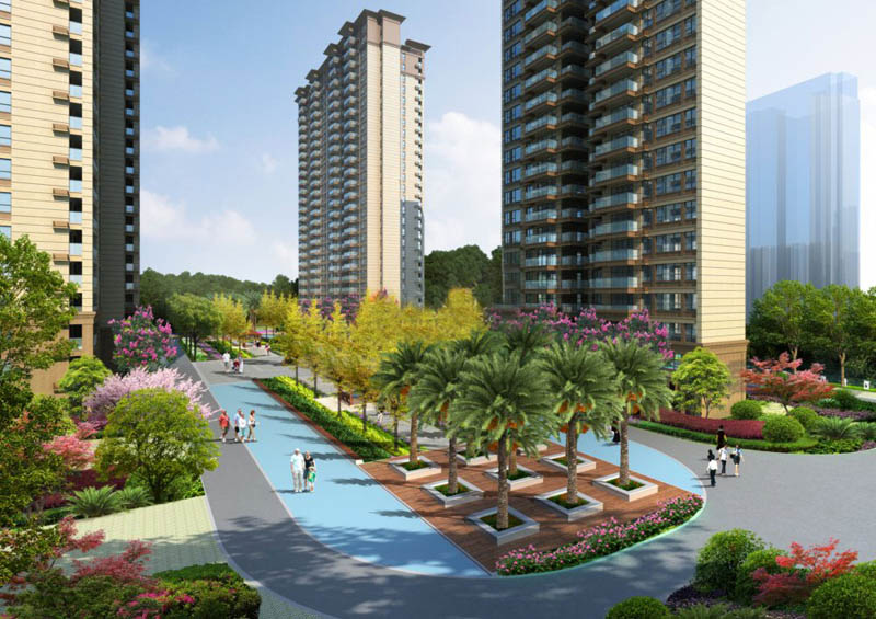 永兴县裕泰铭都三期效果图