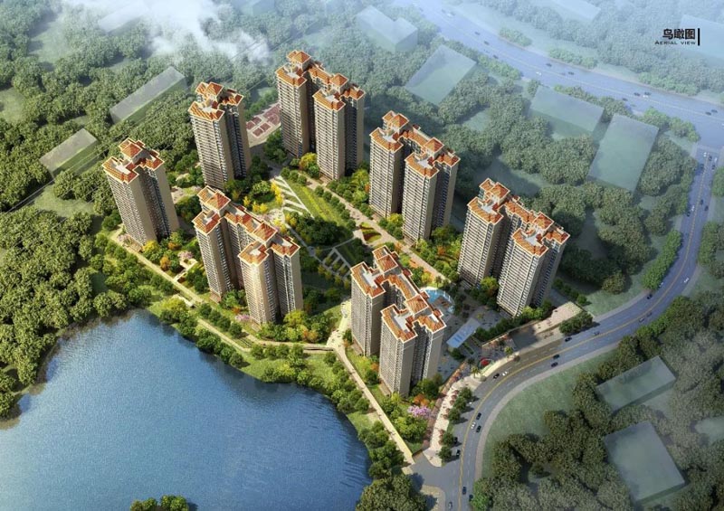 宜章县天湖城实景图