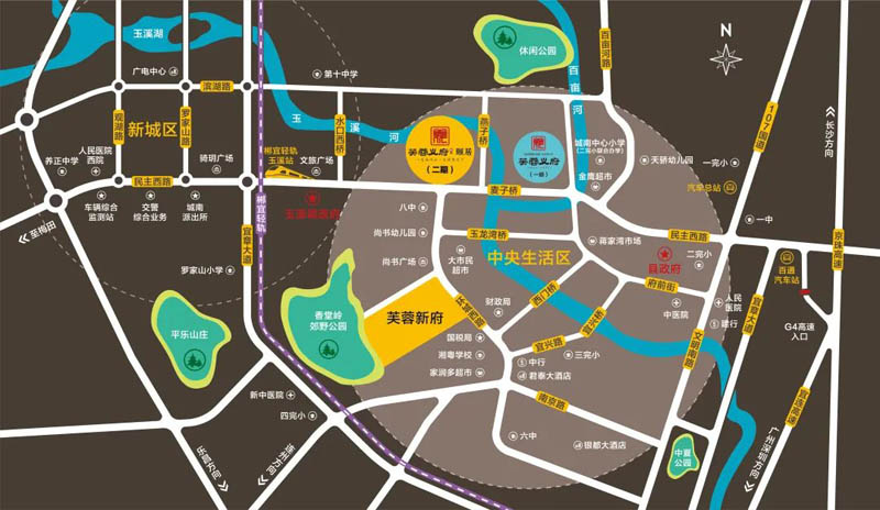 宜章县芙蓉义府区位图