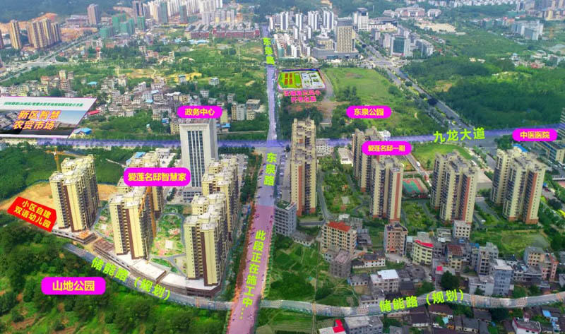 汝城县爱莲名邸配套图