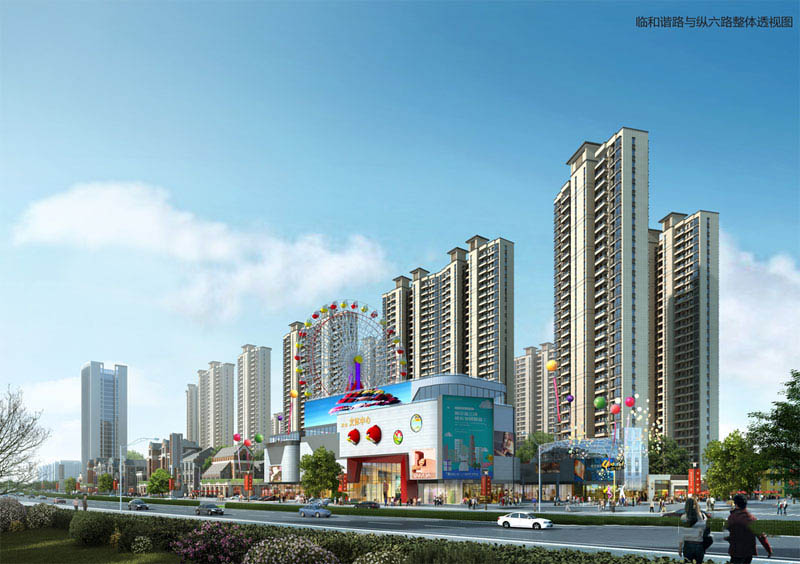 嘉禾县禾仓国际文旅之城实景图