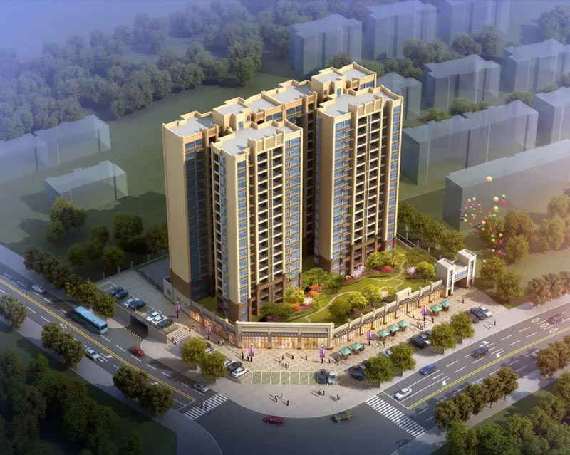 桂阳县城领学府实景图