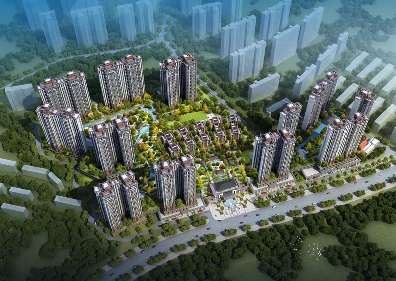 桂阳县东城御府实景图