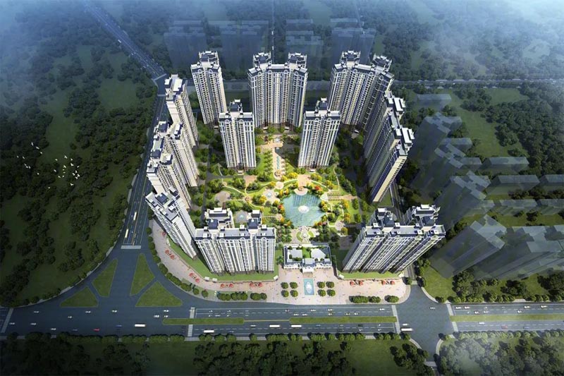 桂阳县金麟府实景图