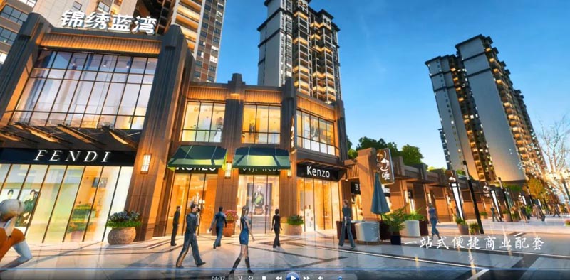 桂阳县锦绣蓝湾效果图