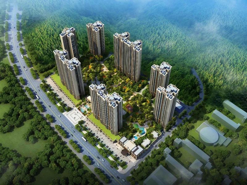 桂阳县麒麟首府实景图