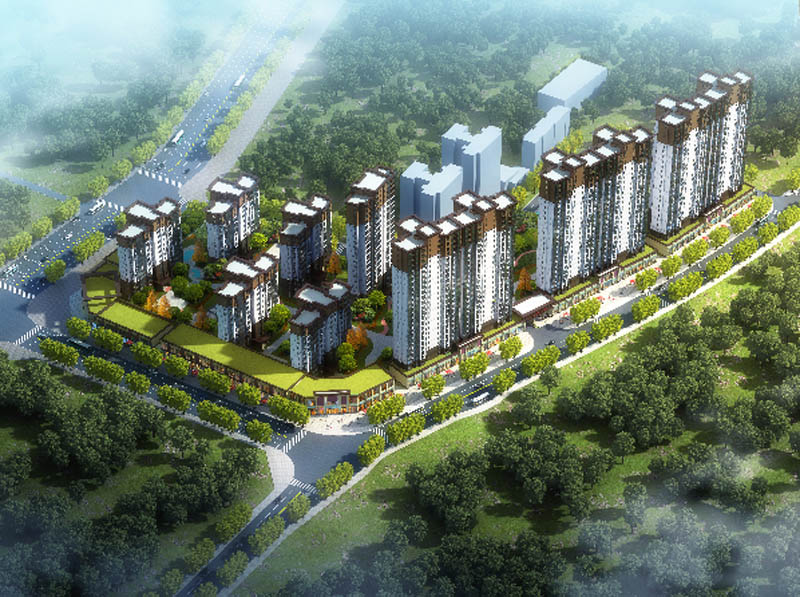 安仁县玖钻华庭实景图