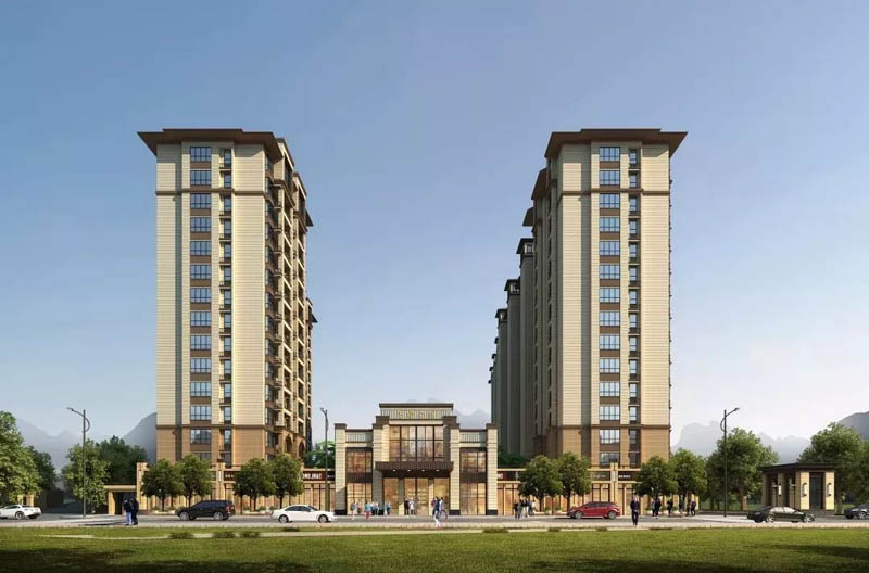 安仁县万福公馆效果图