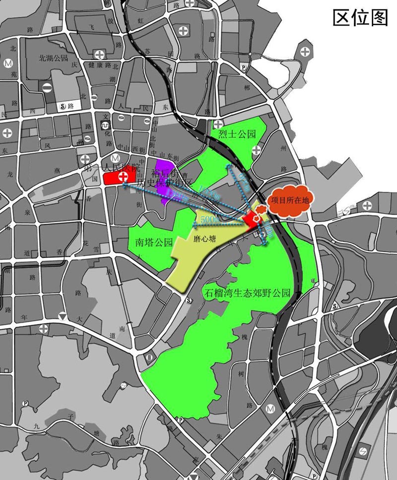 苏仙区湖畔家苑区位图