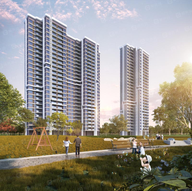 苏仙区东城上筑实景图