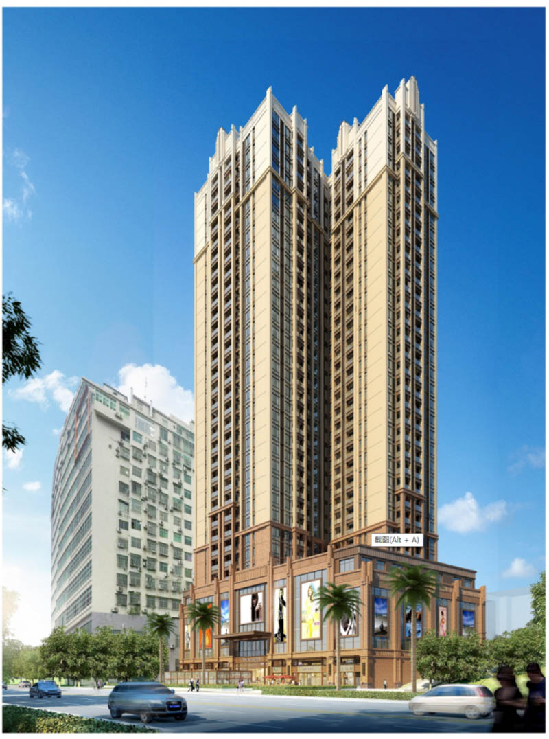 北湖区帝福韵城市之心效果图