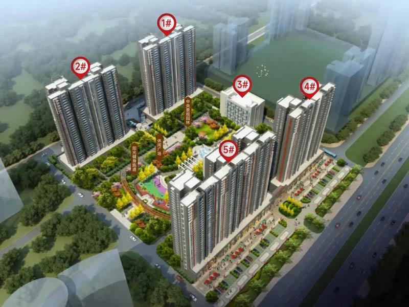 北湖区东升丹桂园实景图