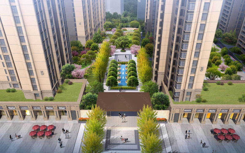 北湖区冠华和熙园效果图