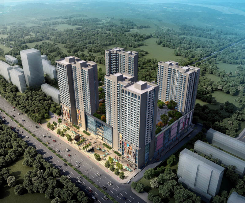 北湖区喜盈门建材家具广场效果图