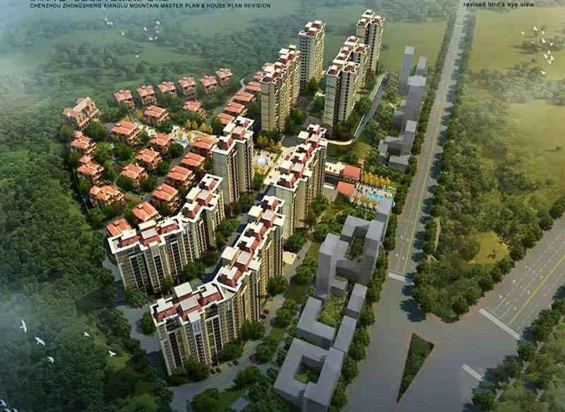 北湖区香麓山墅实景图