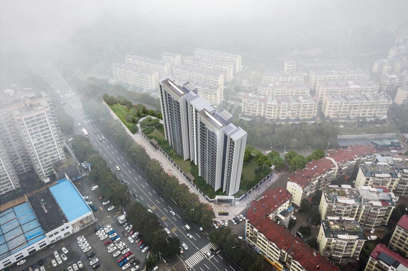 北湖区十九峯实景图