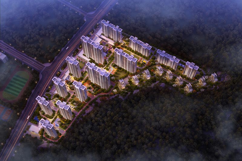 北湖区金科郡实景图