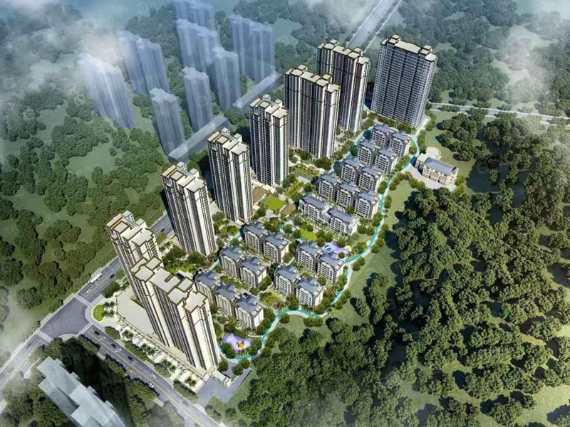 北湖区金色御园实景图