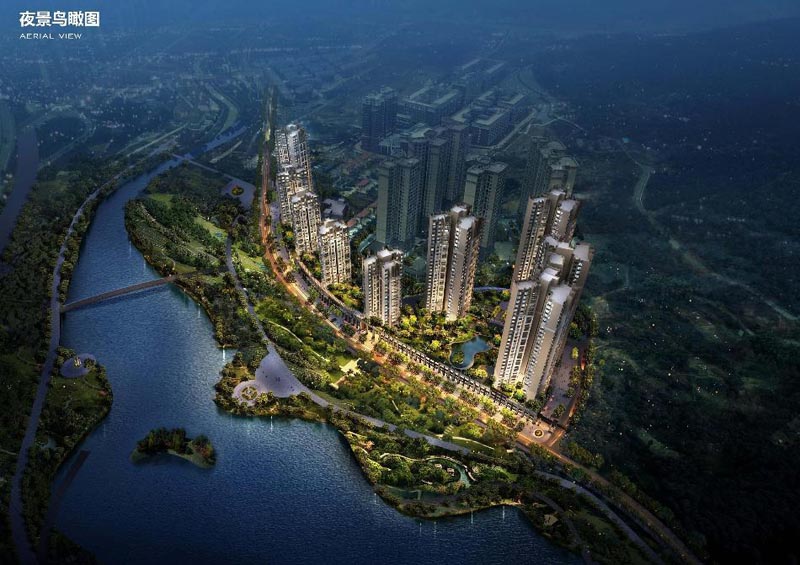 北湖区骆仙湖1号效果图