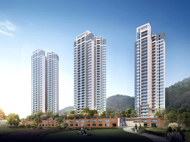 北湖区锦泰山水缘四期效果图