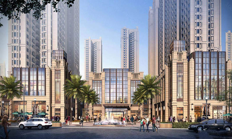 北湖区畔山花园实景图