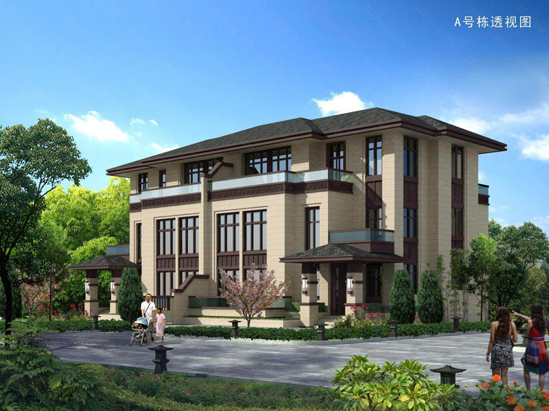 北湖区五岭央著实景图