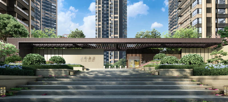 北湖区五岭央著效果图