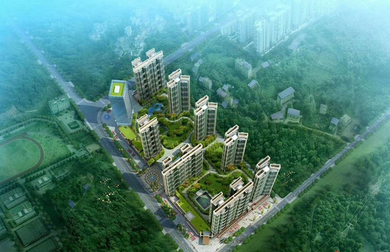 北湖区五岭央著样板间