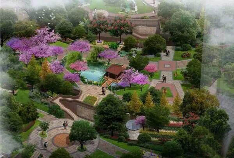 北湖区湘核云山春晓实景图